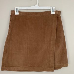 Corduroy Wrap Skirt